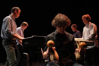 L to R: Anthony Burr, Alex Waterman, David Shively, Richard Carrick, CJM